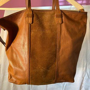 Sezane Leather and Suede Bag